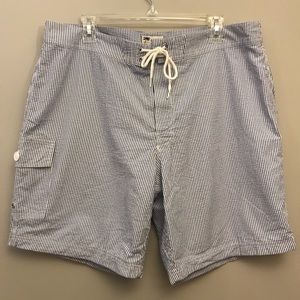 J. Crew Factory Mens 9” Board Short Seersucker 36